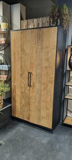 Gusj Teakhouten wandkast, Ophalen, Met deur(en), 200 cm of meer, Nieuw