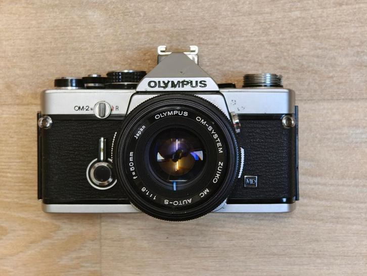 Olympus OM-2n, Audio, Tv en Foto, Fotocamera's Analoog, Gebruikt, Spiegelreflex, Olympus, Ophalen of Verzenden