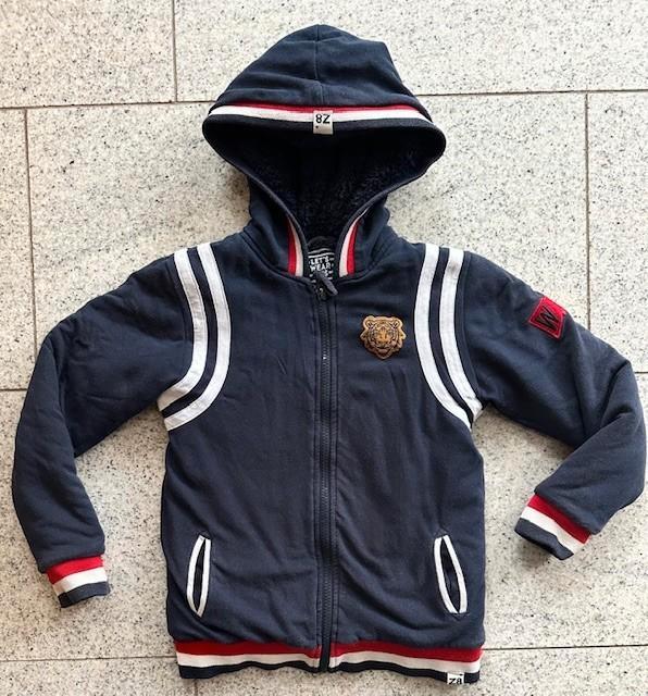 Borgvest / jas van Z8 model Bradley maat 128 / 134 (N701), Kinderen en Baby's, Kinderkleding | Maat 128, Zo goed als nieuw, Jongen