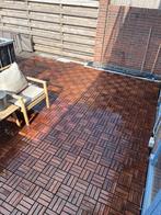 Runnen bruin geglazuurde tegels, Tuin en Terras, Ophalen, Zo goed als nieuw, Hout
