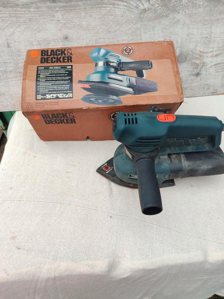 Black & Decker Schuurmachine KA220E, Doe-het-zelf en Verbouw, Gereedschap | Schuurmachines, Gebruikt, Excentrische schuurmachine