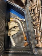 Vintage Saxofoon - René Guénot, Verzenden, Gebruikt, Tenor, Met koffer