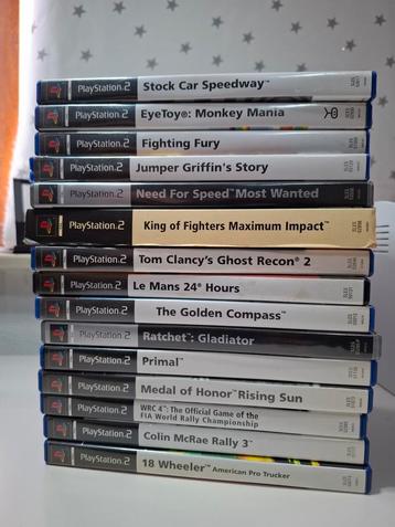 15 Playstation 2 Games (Ps2) beschikbaar voor biedingen