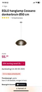 Hanglamp Eglo Cossano, Huis en Inrichting, Lampen | Hanglampen, Ophalen of Verzenden, Zo goed als nieuw, Minder dan 50 cm