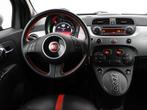 Fiat 500 E 24kwh AUT. ELEKTRISCH + SCHUIFDAK / STOELVERWARMI, Auto's, Fiat, Open dak, Gebruikt, 4 stoelen, Zwart