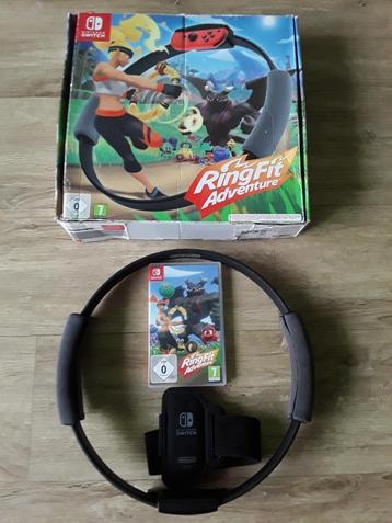 Nintendo Switch Game Ring Fit Adventure Compleet  beschikbaar voor biedingen