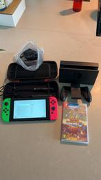 Nintendo Switch met Pokemon Mistery Dungeon, Spelcomputers en Games, Ophalen, Met games, Zo goed als nieuw, Switch Original