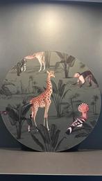 Wandcirkel met dierenprint - jungel, Ophalen of Verzenden, Wanddecoratie
