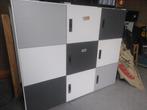 2 lockerkasten met 6 vakken en garderobe, Ophalen, Gebruikt, Modern