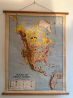 schoolplaat Noord en Midden Amerika, Ophalen of Verzenden, Aardrijkskunde