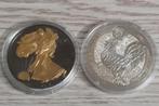 1 troy ounce zilveren munten, Postzegels en Munten, Edelmetalen en Baren, Ophalen of Verzenden, Zilver