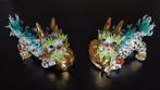 Chinese Foo Dog beeldjes set., Antiek en Kunst, Ophalen of Verzenden