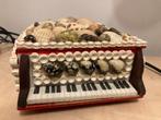 Vintage Sieraden doosje piano met schelpen, Antiek en Kunst, Ophalen of Verzenden