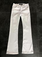 JACOB COHEN flared broek, maat 28, Maat 38/40 (M), Wit, Lang, Gedragen