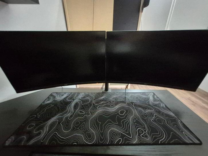 Dual Gaming Monitor Set + Monitor Arm, Computers en Software, Monitoren, Gebruikt, 201 Hz of meer, DisplayPort, HDMI, Gaming, Hoofdtelefoonaansluiting