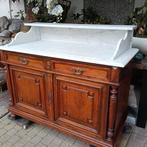 Antieke commode wastafel dressoir badkamermeubel marmer vint, Huis en Inrichting, Ophalen of Verzenden, Zo goed als nieuw, 50 tot 75 cm