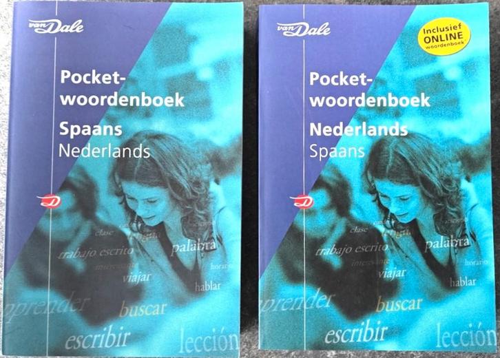 Van Dale: 2 Woordenboeken Nederlands - Spaans, Spaans - Ned., Boeken, Woordenboeken, Zo goed als nieuw, Spaans, Van Dale, Ophalen of Verzenden