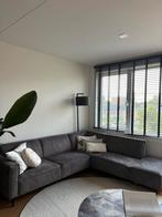 Hoekbank grijs - Leen bakker, Huis en Inrichting, Ophalen, Zo goed als nieuw, Stof