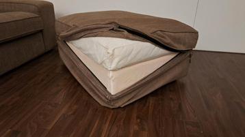 IKEA Kivik 3-zitsbank met hocker/voetenbank, bruin - afbeelding 10