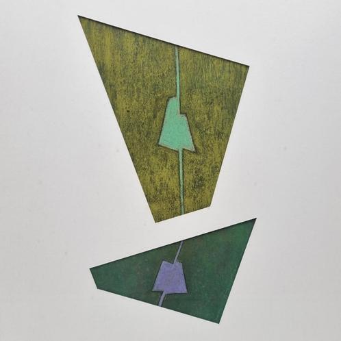 Pieter de Haard - Geometrische abstracte compositie, Antiek en Kunst, Kunst | Schilderijen | Abstract, Ophalen of Verzenden