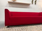Nieuw Gelderland 4800 3 zits Bank Vidar stof Rood 220, Huis en Inrichting, 75 tot 100 cm, Ophalen of Verzenden, Rechte bank, Gelderland