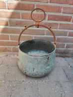 Koperen Heksenketel met Patina, Antiek en Kunst, Ophalen of Verzenden, Koper