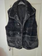 Zwarte fake fur bodywarmer maat 44/46, Kleding | Dames, Bodywarmers, Ophalen of Verzenden, Zo goed als nieuw