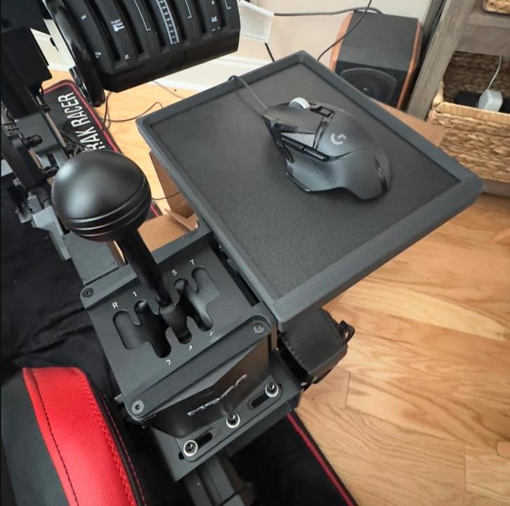 Moza MGP Shifter Mouse pad en headset houder | 3D geprint, Computers en Software, Joysticks, Nieuw, Ophalen of Verzenden