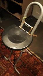 stahulp stoel, Ophalen, Zwart