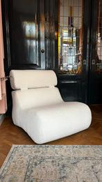 Kave Home Club Fauteuil Bouclé Ecru, Huis en Inrichting, Fauteuils, Ophalen, 100 tot 125 cm, Zo goed als nieuw, 75 tot 100 cm