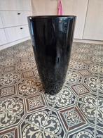 Zwarte plantenpot / plantenbak - 61cm hoog, Kunststof, Rond, Binnen, Zo goed als nieuw