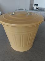 Ikea KNODD Ton met Deksel okergeel 16 l, Huis en Inrichting, Ophalen, Zo goed als nieuw