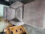 Fauteuil met hocker, Ophalen of Verzenden, Zo goed als nieuw, Eenpersoons, Minder dan 150 cm