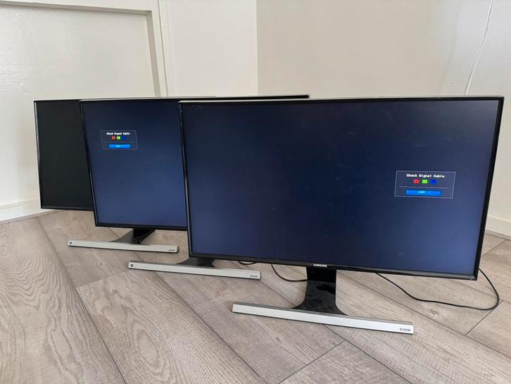 3x Samsung S27D590P, Computers en Software, Monitoren, Gebruikt, 60 Hz of minder, HDMI, VGA, PLS, Full HD, Ophalen