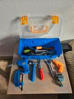 Stoere speelgoed gereedschapskoffer met gereedschap, Kinderen en Baby's, Speelgoed | Racebanen, Overige merken, Gebruikt, Zelf te bouwen