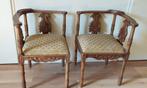 2 Antieke, vintage hoekstoelen, Ophalen