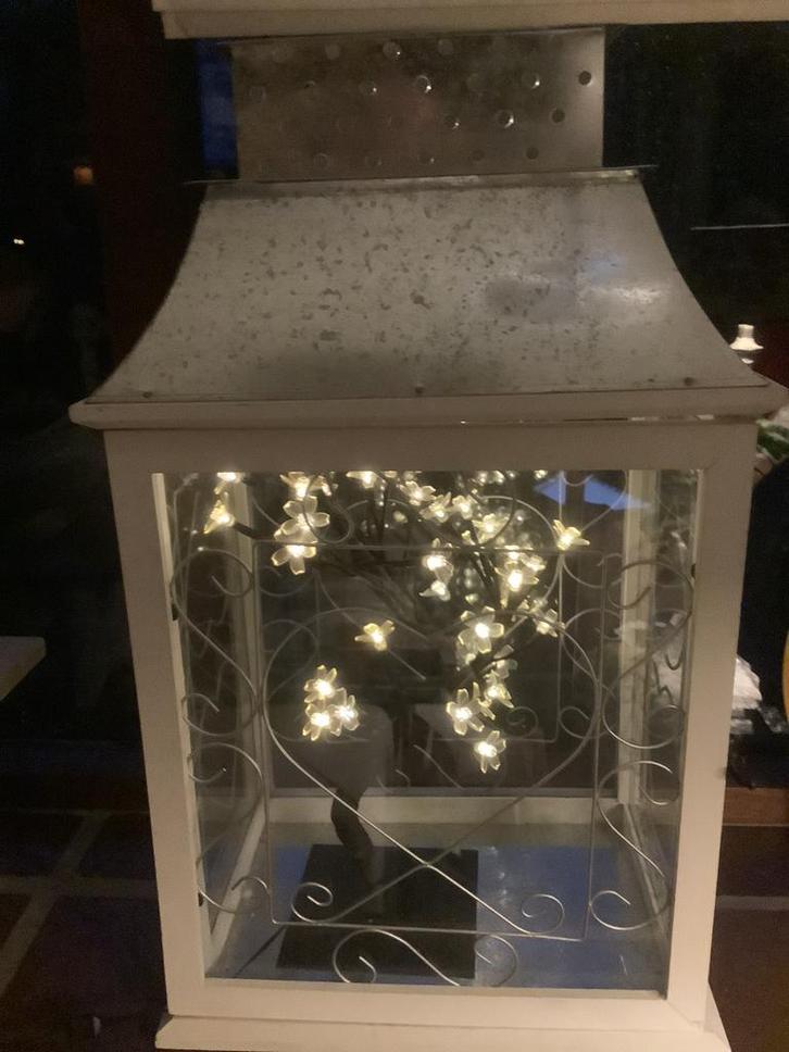 2 Windlichten. 62cm hoog, Huis en Inrichting, Woonaccessoires | Kandelaars en Kaarsen, Zo goed als nieuw, 50 tot 75 cm, Ophalen