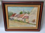 Antiek grote schilderij, Antiek en Kunst, Kunst | Schilderijen | Klassiek, Ophalen of Verzenden