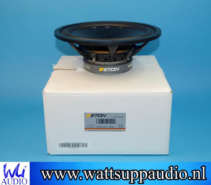 ETON 11-212/C8/50 HEX SYMPHONY II 11'' Subwoofer, Auto diversen, Autospeakers, Gebruikt, Ophalen of Verzenden
