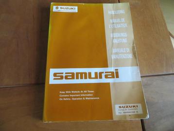 Instructieboek Suzuki Samurai 1993, meertalig beschikbaar voor biedingen