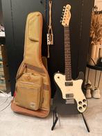 Elektrische gitaar squier met hoes en versterker vox, Ophalen, Fender, Met versterker, Zo goed als nieuw