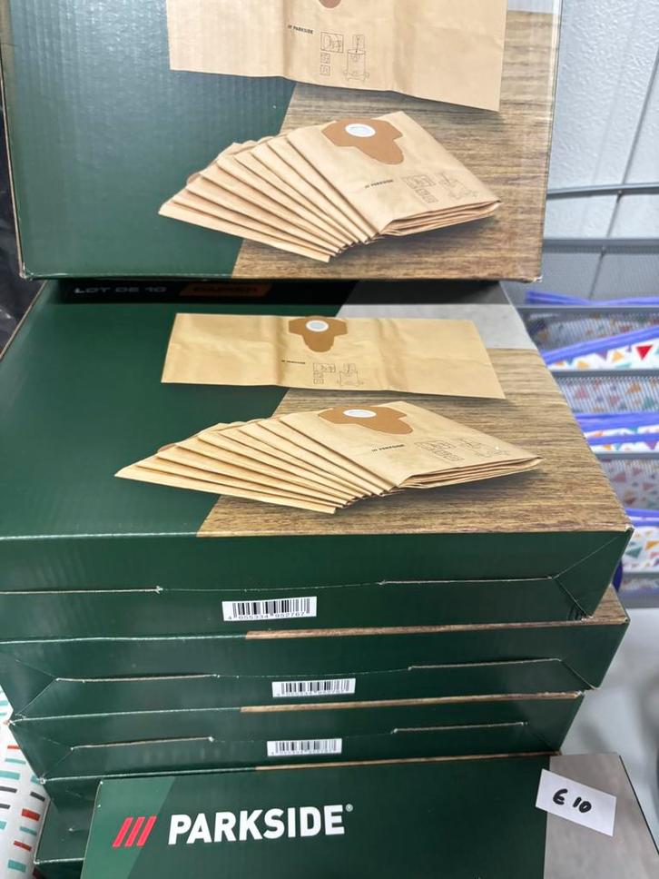 Parkside stofzuiger zakken pak van 10 pft 30 a1, Witgoed en Apparatuur, Stofzuigers, Nieuw, Ophalen of Verzenden