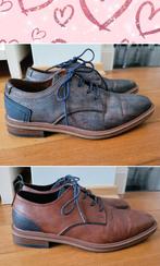 2x Emilio Salvatini nette schoenen 1x bruin 1x blauw zgan, Blauw, Emilio Salvatini, Ophalen of Verzenden, Zo goed als nieuw