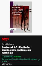 G.H. Mellema - Medische terminologie anatomie en fysiologie, Boeken, Schoolboeken, Zo goed als nieuw, Nederlands, Overige niveaus