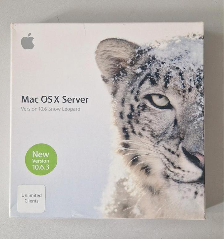 Mac OS X Server 10.6 Snow Leopard, Computers en Software, Servers, Nieuw, Onbekend, Ophalen of Verzenden
