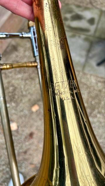 GETZEN Elkhorn, Wis. U.S.A. Trombone uit 1965 in goede staat beschikbaar voor biedingen