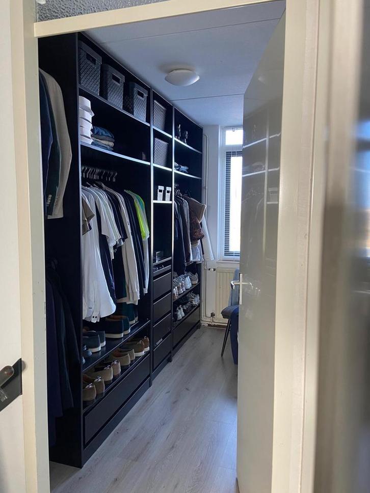 Ikea pax kleding kast, bruin, Huis en Inrichting, Kasten | Kledingkasten, Gebruikt, 200 cm of meer, 200 cm of meer, Ophalen