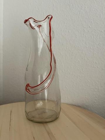 Design vaas van de Zweedse glaskunstenaar L. Hauge