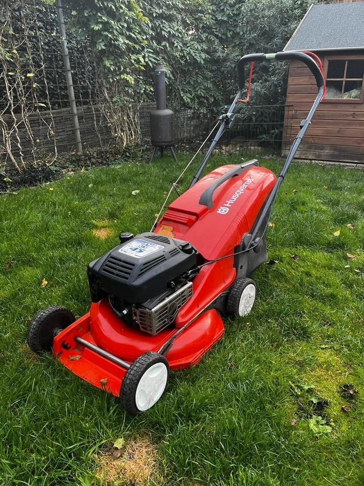 Husqvarna xtl 45, Tuin en Terras, Grasmaaiers, Gebruikt, Benzine-grasmaaier, Opvangbak, Ophalen