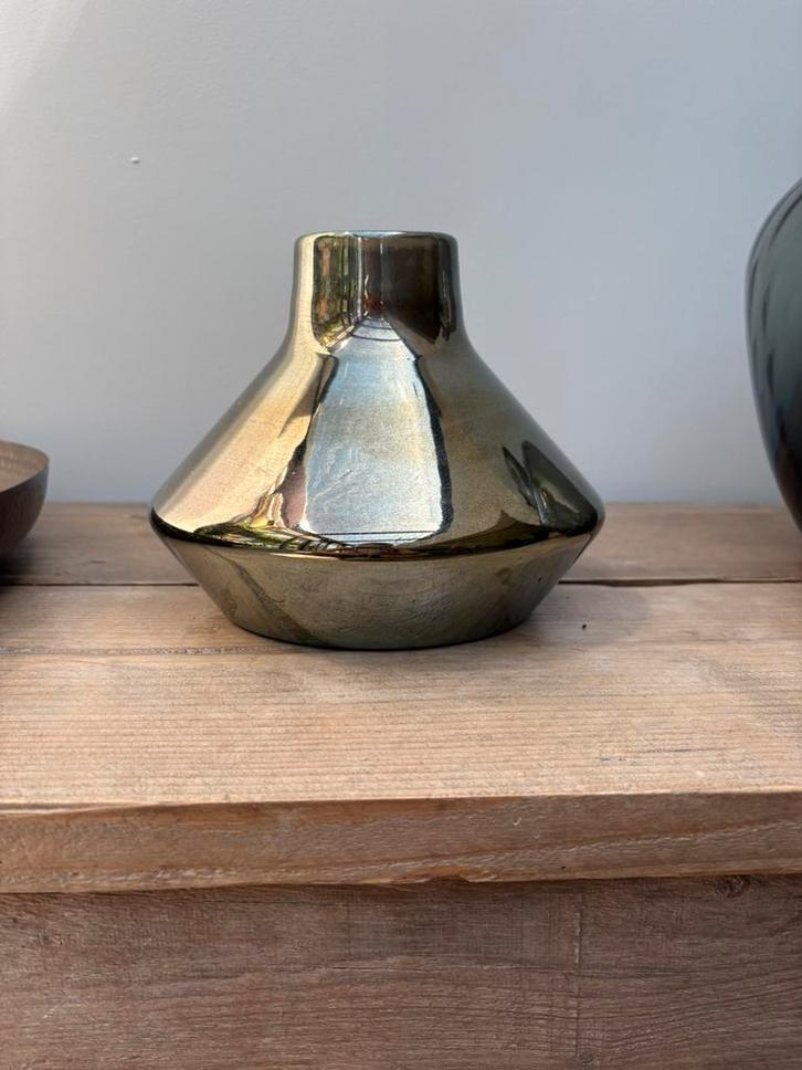 Vaas loods 5, Huis en Inrichting, Woonaccessoires | Vazen, Zo goed als nieuw, Overige kleuren, Minder dan 50 cm, Glas, Ophalen of Verzenden